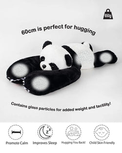 65CM 1kg Sloth Panda Weighted Stuffed Animals Cuddly Plush Pillow Giant Plushie Ideal Gifts