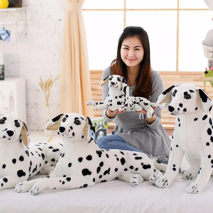 Lifelike plush toy Giant Dalmatian Dog Stuffed Animals Dog Plush Toys Gift For Birthday