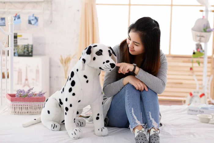 Lifelike plush toy Giant Dalmatian Dog Stuffed Animals Dog Plush Toys Gift For Birthday
