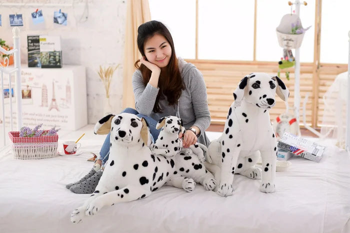 Lifelike plush toy Giant Dalmatian Dog Stuffed Animals Dog Plush Toys Gift For Birthday