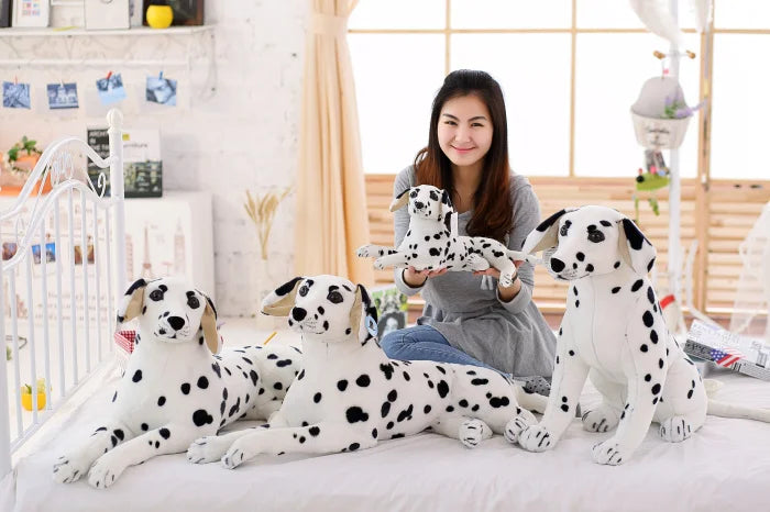 Lifelike plush toy Giant Dalmatian Dog Stuffed Animals Dog Plush Toys Gift For Birthday