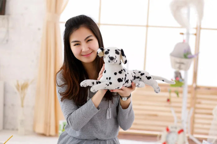 Lifelike plush toy Giant Dalmatian Dog Stuffed Animals Dog Plush Toys Gift For Birthday