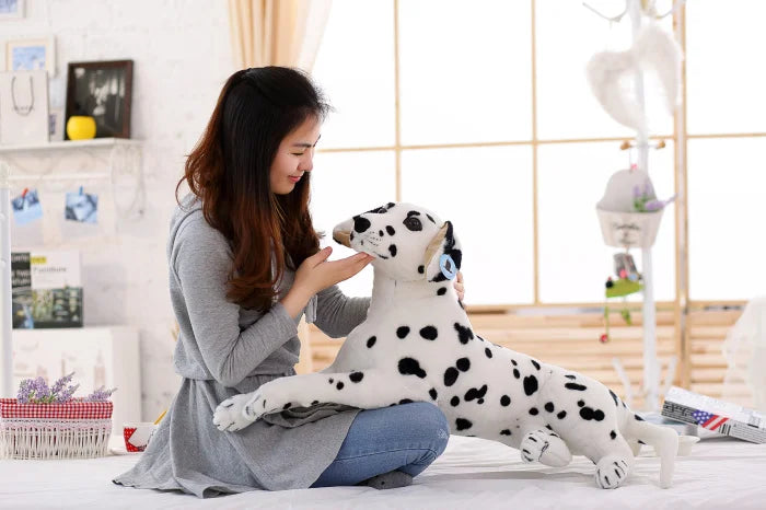 Lifelike plush toy Giant Dalmatian Dog Stuffed Animals Dog Plush Toys Gift For Birthday