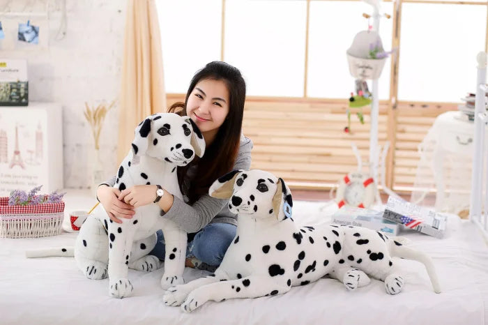 Lifelike plush toy Giant Dalmatian Dog Stuffed Animals Dog Plush Toys Gift For Birthday