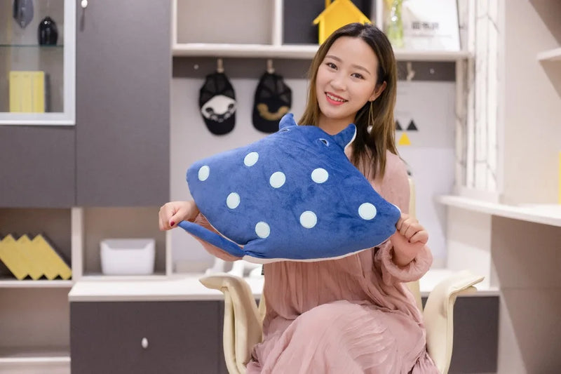 Cute Cartoon Mobula Plush Toys Flying Rays Stuffed Animals Toys Manta Ray Dolls