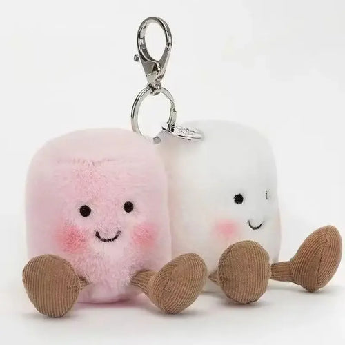 Hot Jelly Cat Fun Cotton Candy Rabbit Dragon Football Keychain Cute Home Decoration Cat Dog Interactive Toy Pet Festival Gift