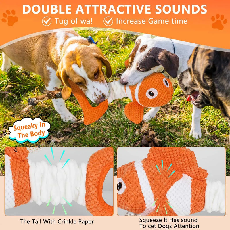 Squeaky Plush Dog Toys Interactive Durable Toys For Indoor And Outdoor Dog Chew Toys To Keep Them Busy For All Dogs Pet Supplies