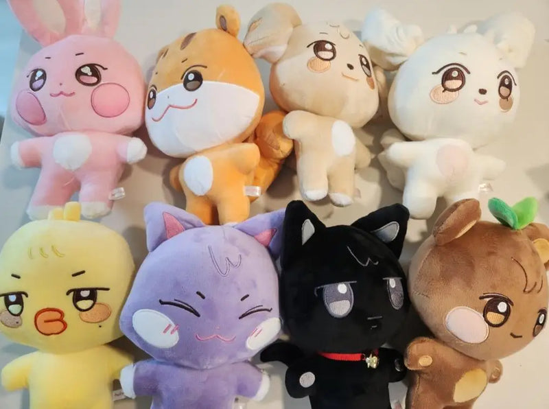 2024 New ATEEZ Aniteez Kawaii Stuffed Animals Plushies Dolls Toys Fans Collection Gifts