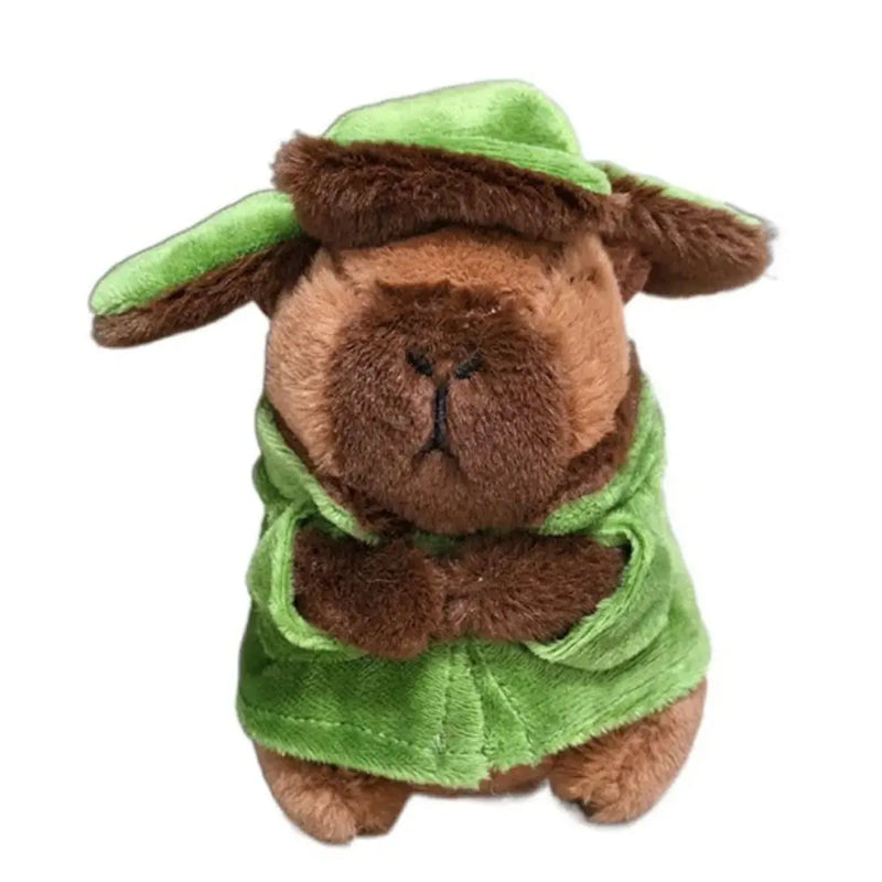 Multicolor Plush Capybara Keychain Cute Toy Stuffed Animals Simulation Capybara Pendant Cartoon Capybara Accessories