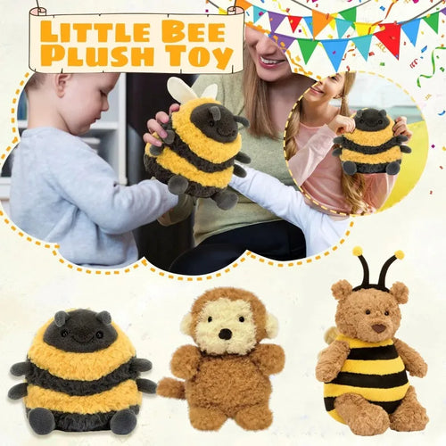 Jelly Cat Series Animal Doll Small Barcelo Bee Bear Doll Pendant Cute Monkey Animal Toys Birthday Gifts Kawaii Home Decoration