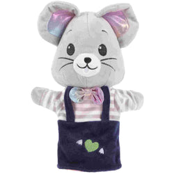 2PCS Animal Hand Puppet Toys Stuffed Educational Kids Puppets Mouse Toddler Interactive Cartoon Creatures Playthings For