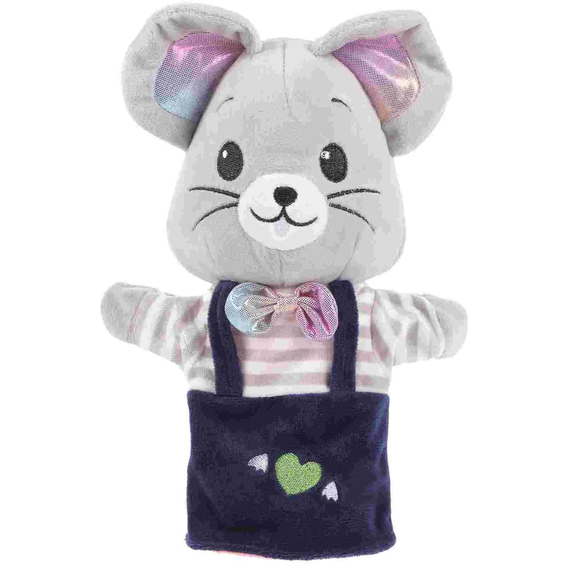2PCS Animal Hand Puppet Toys Stuffed Educational Kids Puppets Mouse Toddler Interactive Cartoon Creatures Playthings For