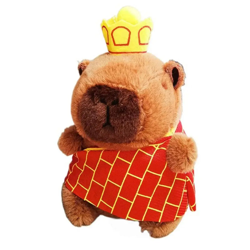 Multicolor Plush Capybara Keychain Cute Toy Stuffed Animals Simulation Capybara Pendant Cartoon Capybara Accessories
