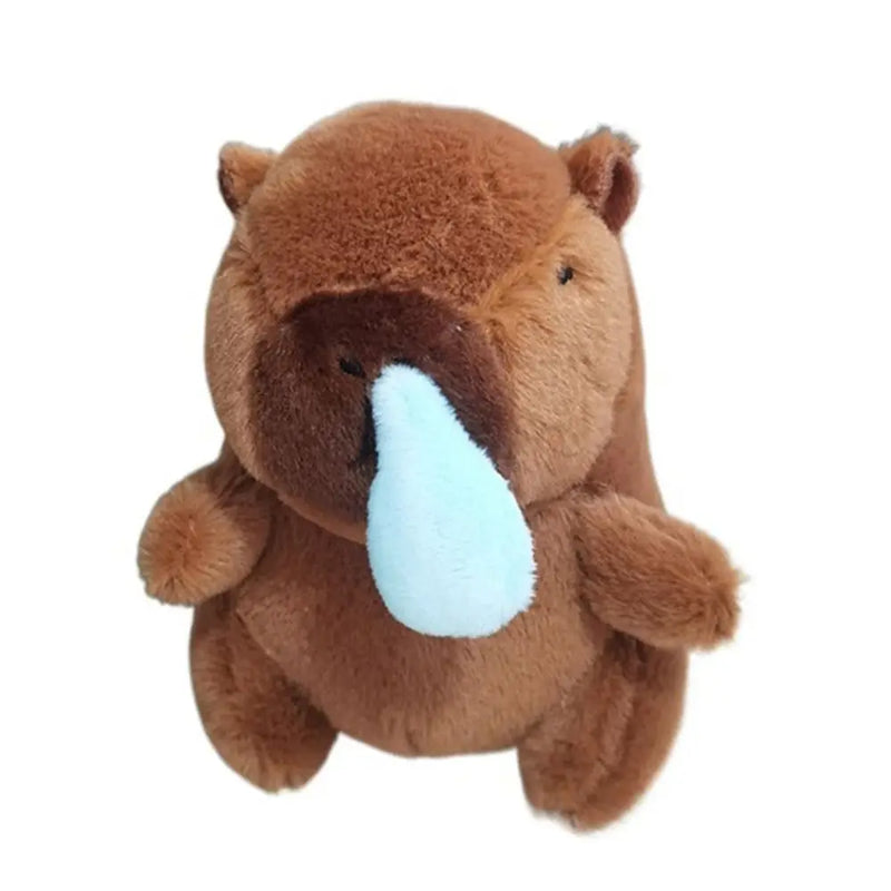 Multicolor Plush Capybara Keychain Cute Toy Stuffed Animals Simulation Capybara Pendant Cartoon Capybara Accessories